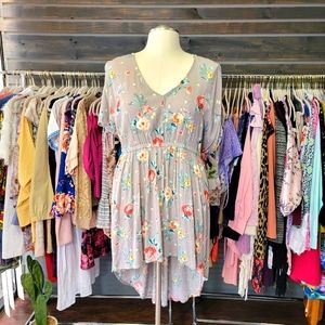 Torrid hi lo Tunic floral  dress 2